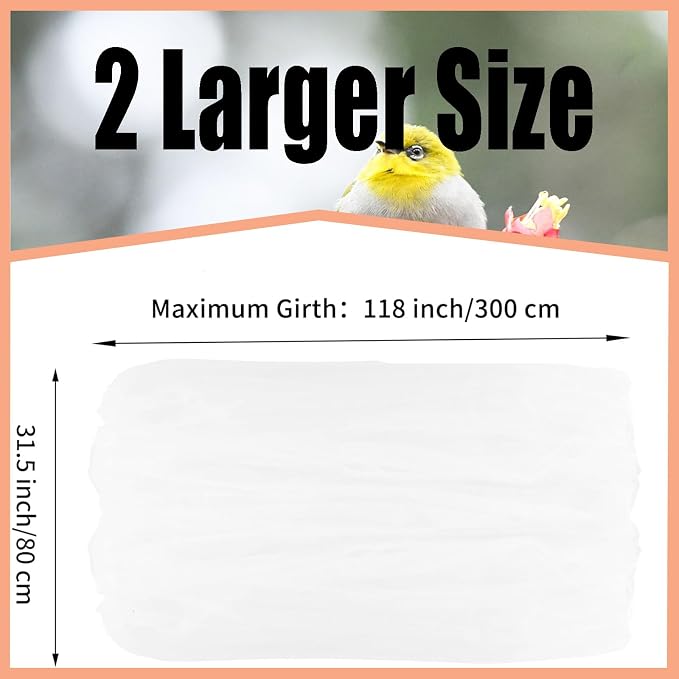 Bird Cage Seed Catcher, Large Birdcage Net Cover, Bird Cage Accessories - Image 2
