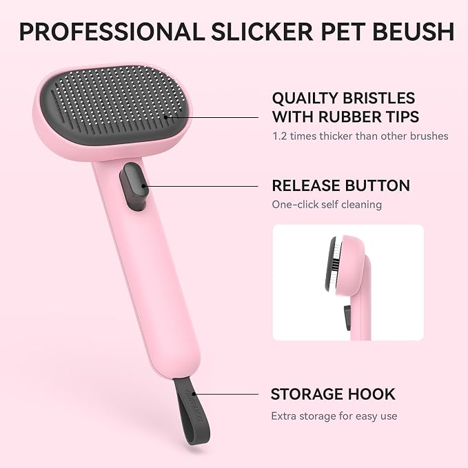 Aumuca Cat Brushes for Indoor Cats, Cat Hair Brush for Shedding, Cat Brush for - Image 3