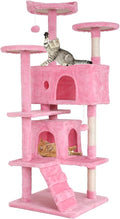 54in Cat Tree Cat Climbing Tower by Home