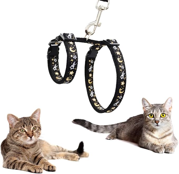 Cat Harness and Leash Set for Outdoor Walking Escape Proof Adjustable Soft - Image 5