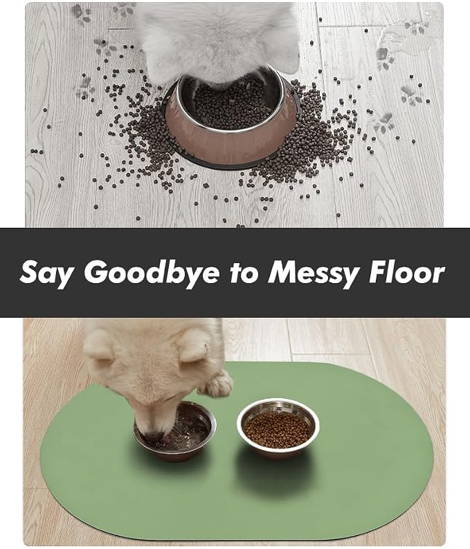 Absorbent Dog Food Mat-Dog Cat Mat - Image 3