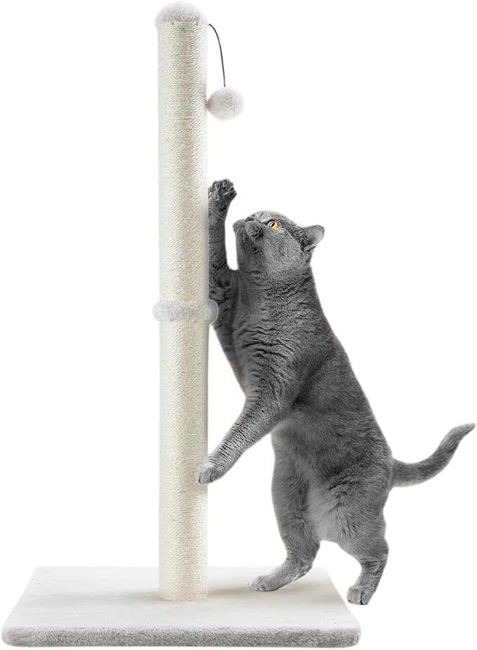 Dimaka 34" Height Tall Cat Scratching Post, Claw Scratcher - Image 9