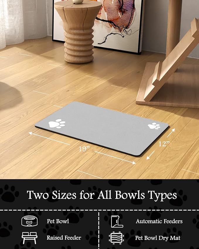 Pet Feeding Mat-Absorbent Dog Mat - Image 7