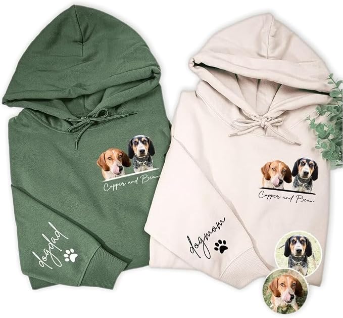 Custom Pet Sweatshirts with Photo and Name, Personalized Dog Sweatshirt - Image 4