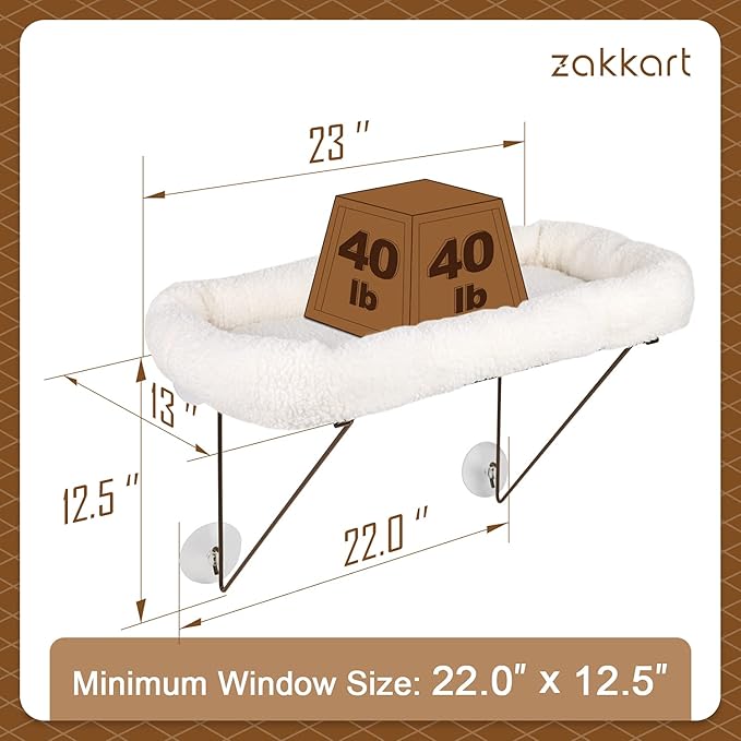 Zakkart Cat Window Perch - Image 3