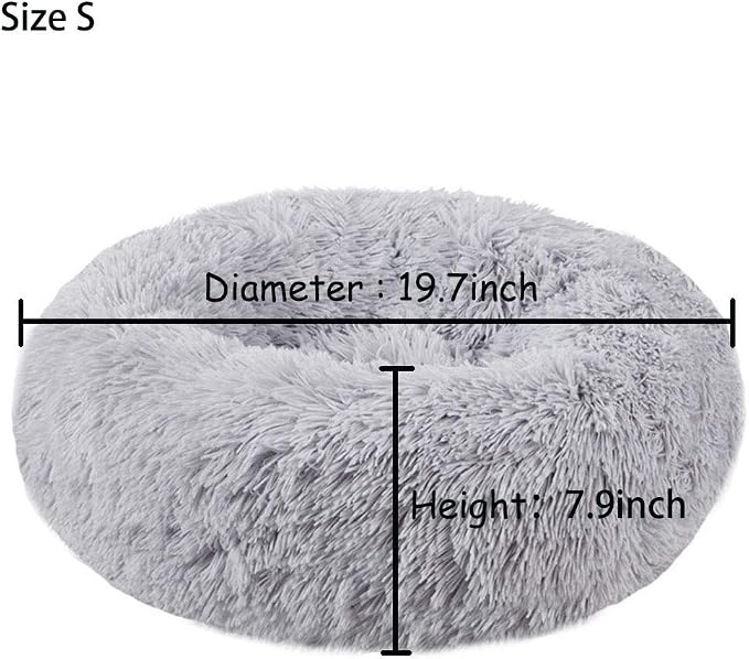 BODISEINT Modern Soft Plush Round Pet Bed - Image 7