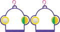 PENN-PLAX Bird Swing with Mirror and Spinner Toy – Attaches to Wire Birdcages – by Penn-Plax