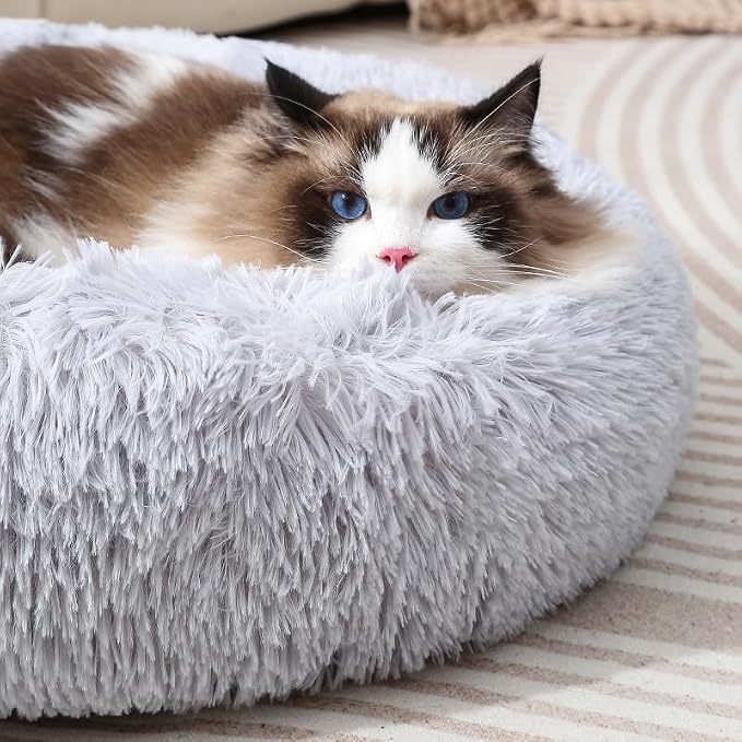 Cat Bed Dog Bed Donut Comfort Pet Beds Small Puppy Pillow Dogs Cuter Rabbit - Image 4