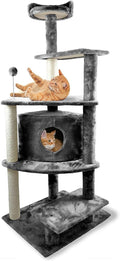 Furhaven 59.8" Tall Cat Tree for Indoor Cats, Ft. Sisal Scratching Posts by FurHaven