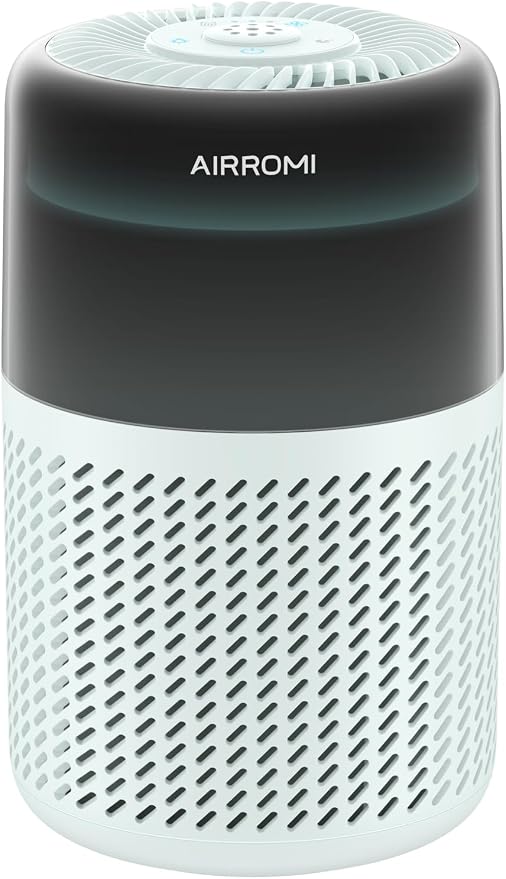 AIRROMI HEPA Air Purifier for Bedroom&Home, Pet Air Purifier for Home Pets by AIRROMI