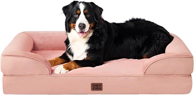 EHEYCIGA Orthopedic Dog Beds for Extra Large Dogs, Waterproof Memory Foam XXL by EHEYCIGA