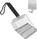 Cat Litter Scoop, Solid and Durable Kitty Metal Scooper, Stainless Steel Sifter by Unknown