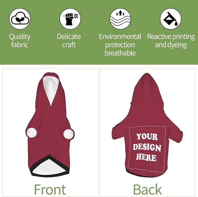 Personalized Dog Hoodie, Custom Dog Costumes - Image 4