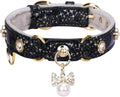 PetsHome Cat Collar, Dog Collar, PU Leather Adjustable Pet Collar by PetsHome