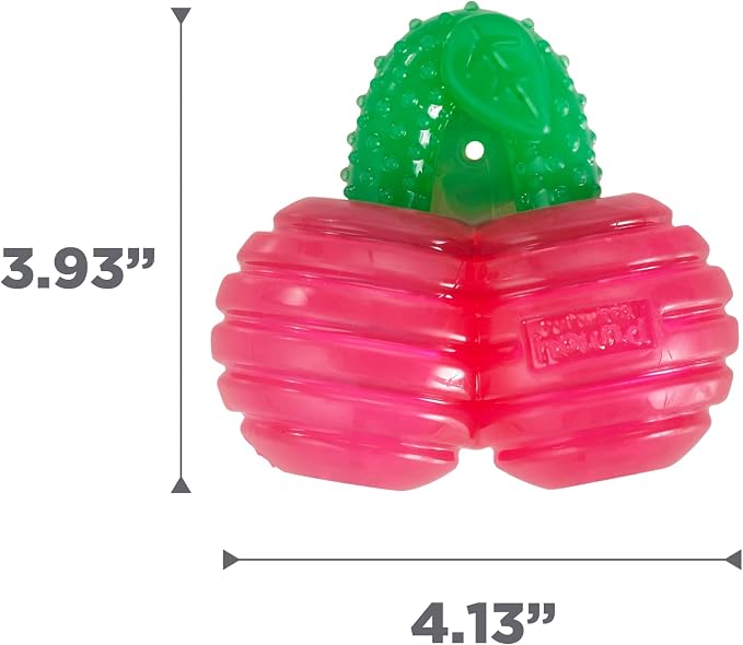 Outward Hound Gummiez Cherries Dog Toy & Treat Stuffer, 4″ x 4″ Cherry-Scent - Image 7