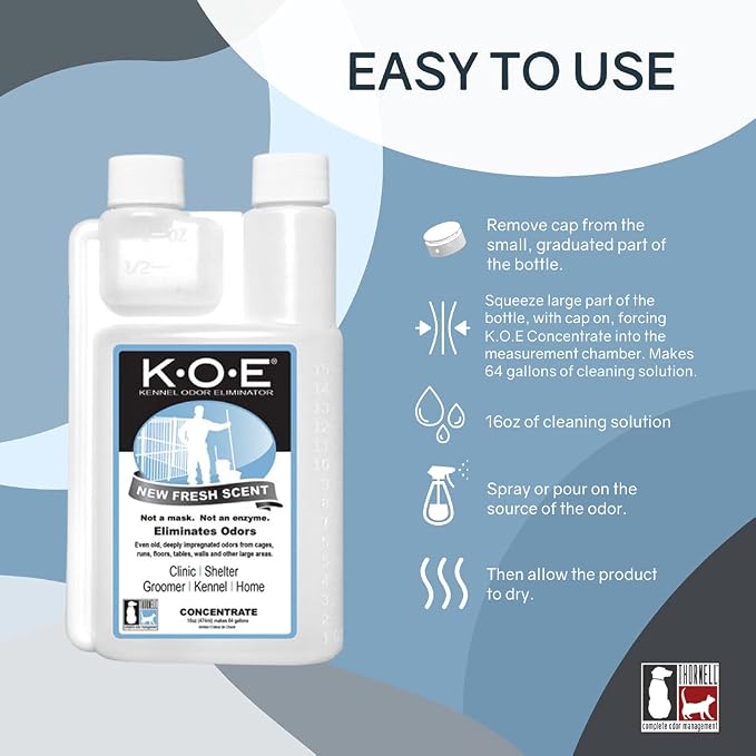 Odorcide K.O.E Kennel Odor Eliminator Concentrate – - Image 2