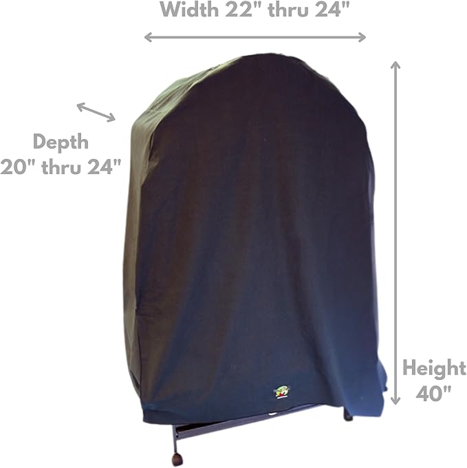 Cozzzy Covers Model 2424 DT Universal Cage Cover 40" L Poly-Cotton Black - Image 3