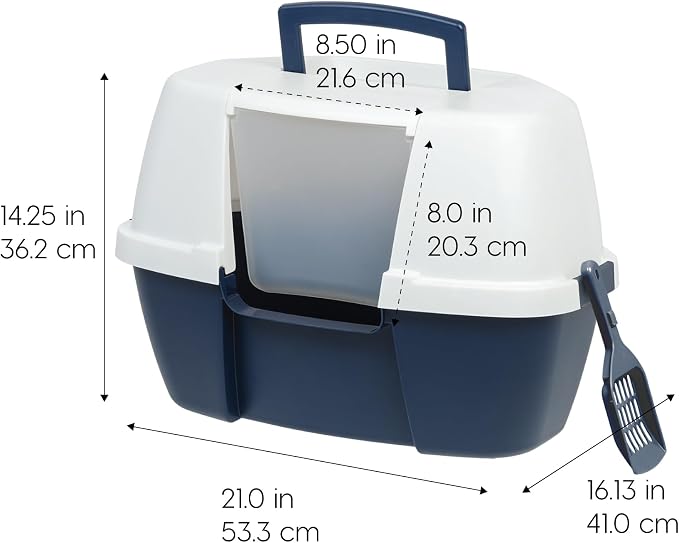 IRIS USA Corner Cat Litter Box Enclosure - Image 2
