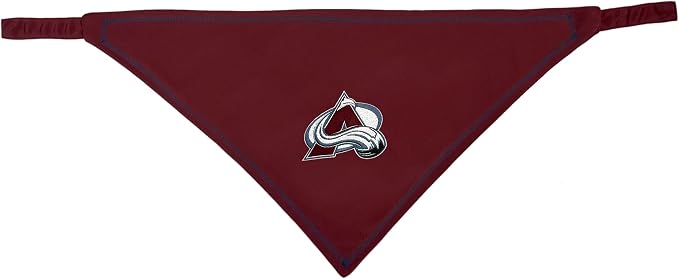 Pets First NHL Colorado Avalanche TIE Bandana, Size Small/Medium. Dog Bandana - Image 2