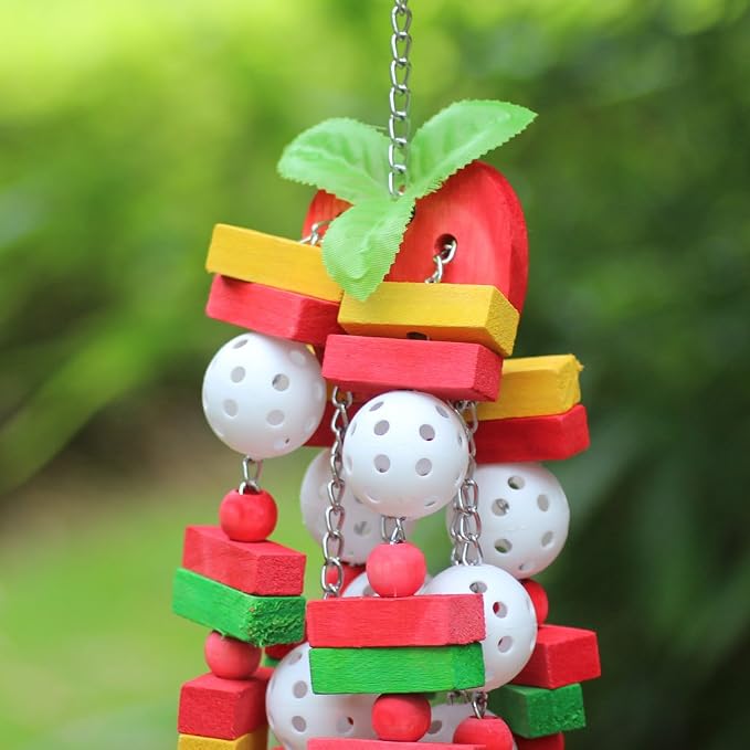 Bird Chewing Toy Large Medium Parrot Cage Bite Toys African Grey Macaws - Image 4