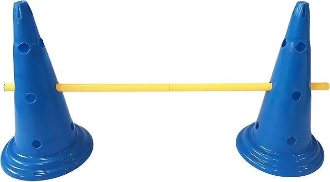 Midlee Dog Cone & Pole Agility Set- Adjustable Big to Small Dogs- Set of 3 - Image 2
