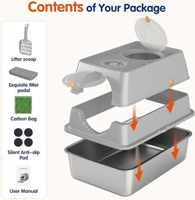 Stainless Steel Litter Box - Image 8