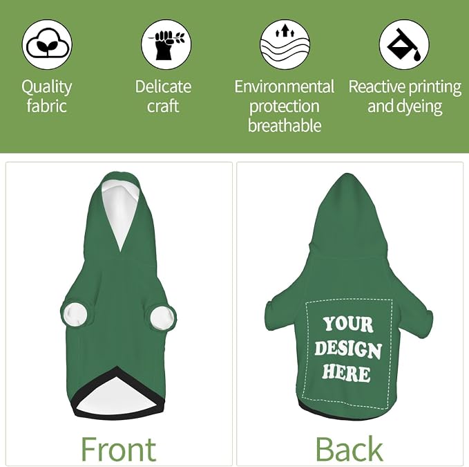 Personalized Dog Hoodie, Custom Dog Costumes - Image 4