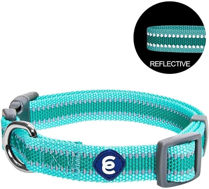 Blueberry Pet Essentials Reflective Adjustable Safety Nylon Dog Collars Medium - Image 3