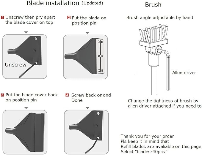 Aquarium Algae Scraper Cleaner Brush - Image 7