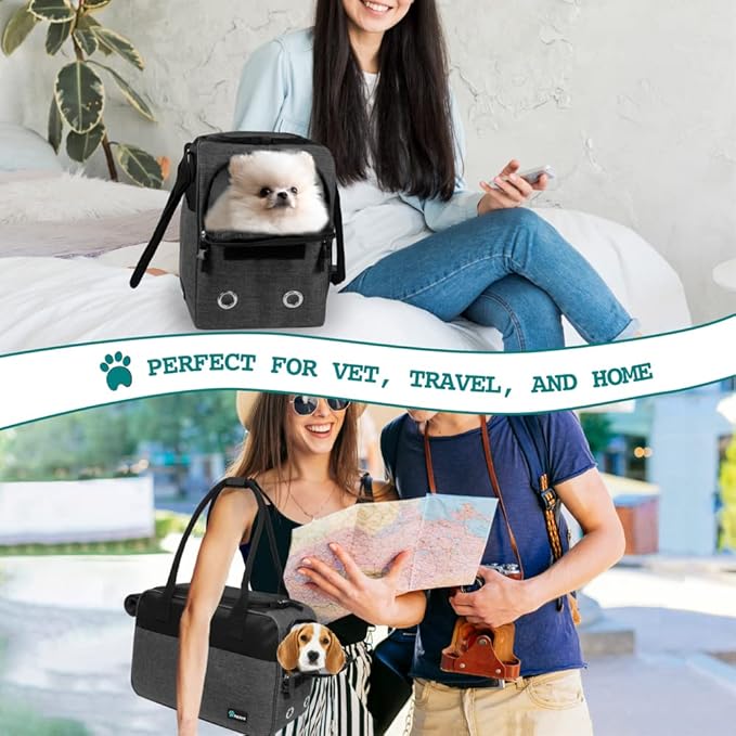 PetAmi Dog Purse Carrier for Small Dogs, Airline Approved Soft Sided Pet Carrier - Image 7