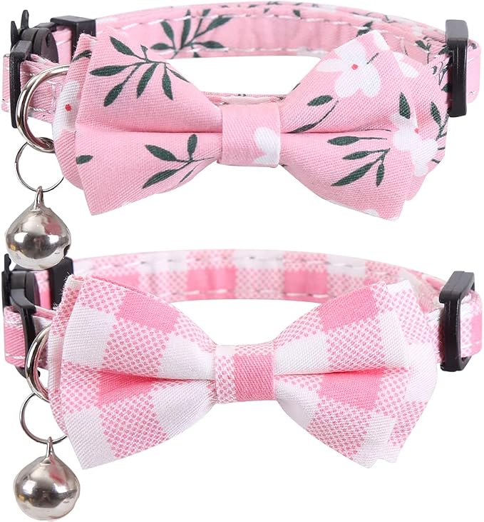 2 Pack/Set Cat Collar Breakaway by Lamphyface