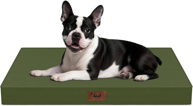 Outdoor Dog Bed for Small Dogs, Waterproof Dog Crate Bed for Medium Dogs Cats by TailStories