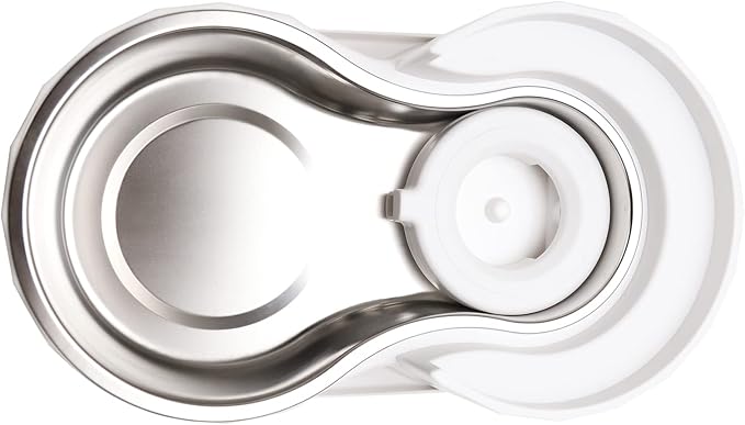 RIZZARI Pet Water Bowl Dispenser: 4L Large Capacity Automatic Stainless Steel - Image 3