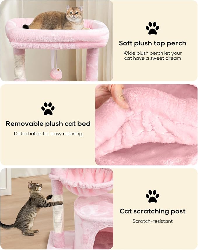 SYANDLVY Small Cat Tree for Indoor Cats, Cat Tower - Image 4