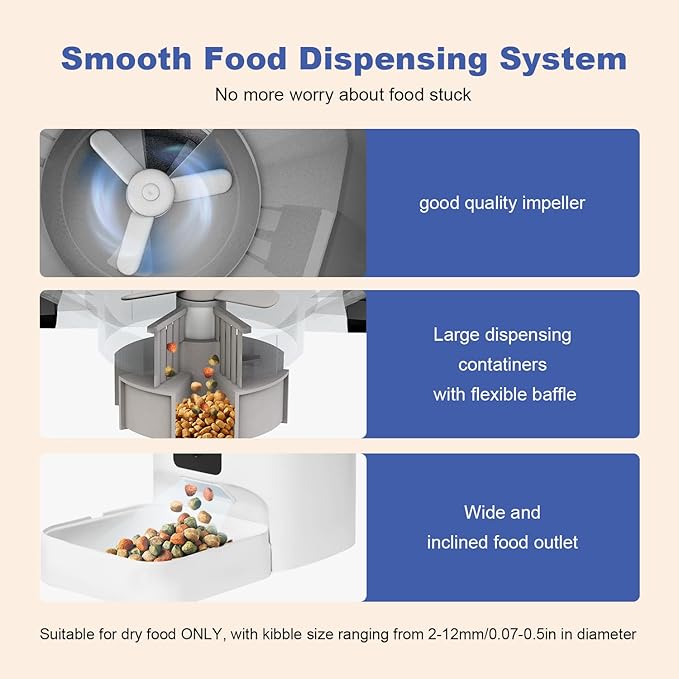 Automatic Cat Feeder, Cat Food Dispenser - Image 6
