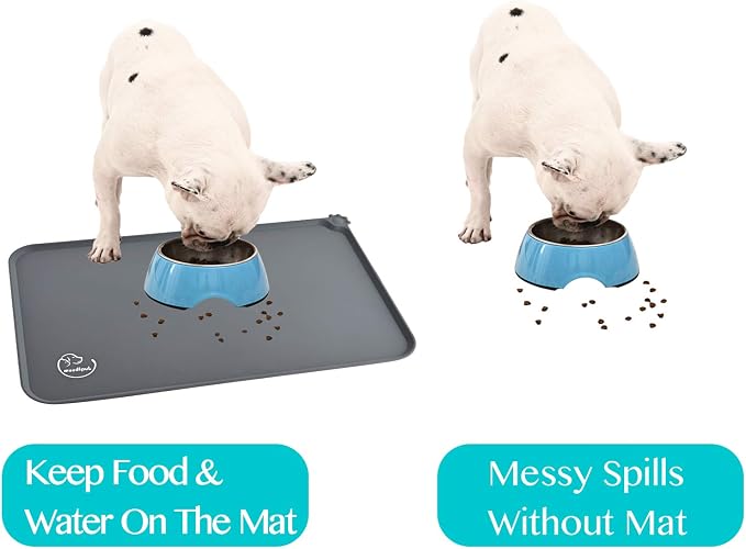 Silicone Waterproof Dog Cat Pet Feeding Mats, Non Slip, Easy Clean Pet Dog Cat - Image 7