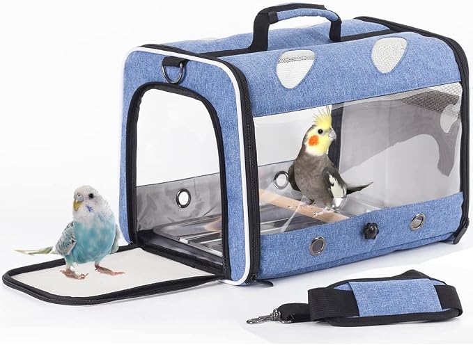 Bird Travel Carrier for Parrot by ORIZZP