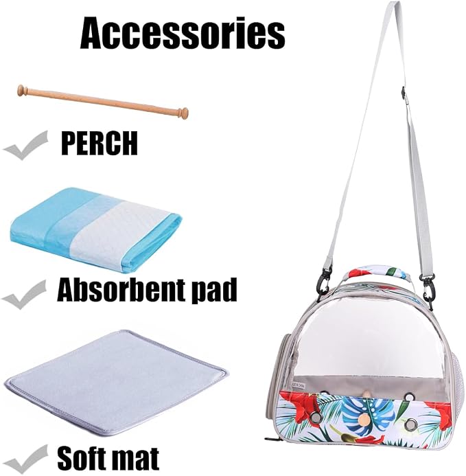 Portable Small Bird Travel Carrier Cage - Image 4