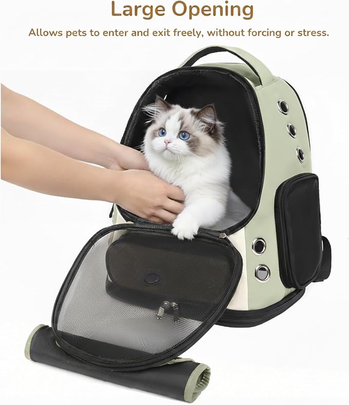 Cat Backpack Carrier, TSA Airline Approved Pet Travel Bag - Image 3