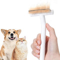 aumuca Pet Deshedding Tools for Short Haired Cats & Dogs, Dematting Deshedding by aumuca