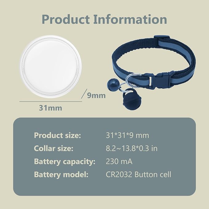 Silicone Bell Cat Tracker, Locator - Image 6