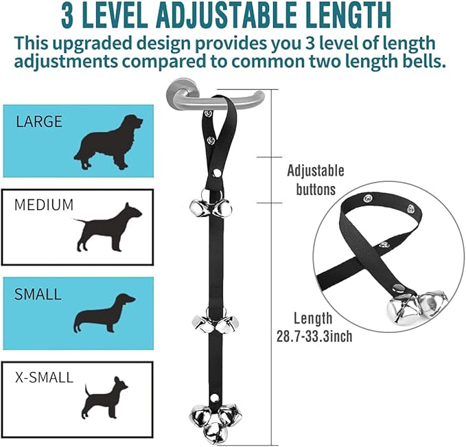 BLUETREE Dog Doorbells Premium Quality Training Potty Great Dog Bells - Image 5