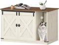 Cat Litter Box Enclosure, Hidden Litter Box Cabinet Furniture by Hzuaneri