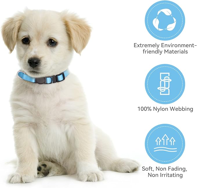 16 PCS Puppy Collars, Safety Buckle Collars - Image 4