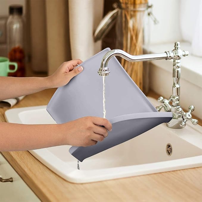CatGuru Cat Food Mat, Small & Large Pet Food Mat, 100% Waterproof Cat Placemat - Image 6