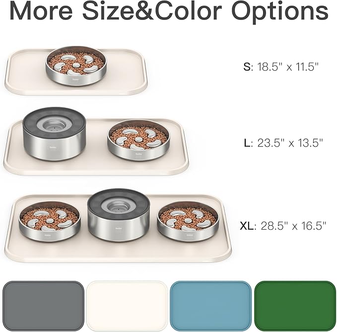 Pet Feeding Mat, Water-Proof Silicone Placement - Image 2