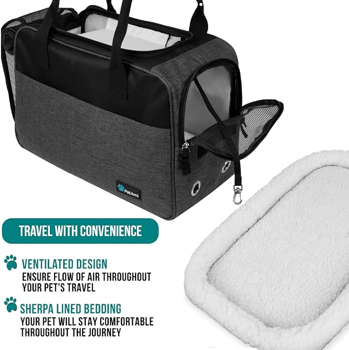 PetAmi Dog Purse Carrier for Small Dogs, Airline Approved Soft Sided Pet Carrier - Image 4