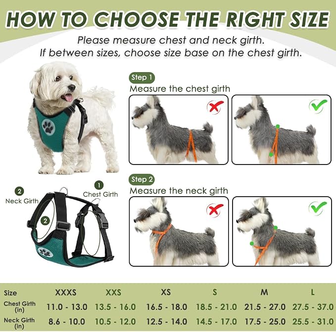 SlowTon Dog Seat Belt Harness for Car, Dog Car Harness Adjustable Mesh - Image 6