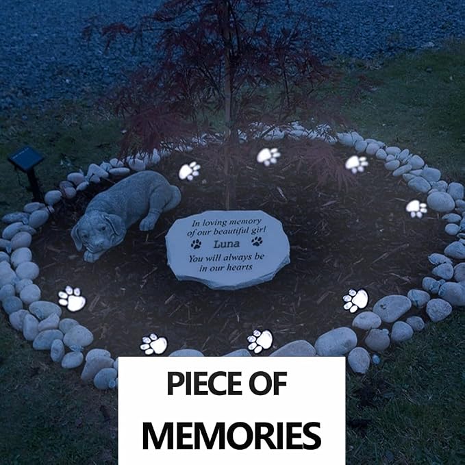 Paw Print Solar Lights - Image 2