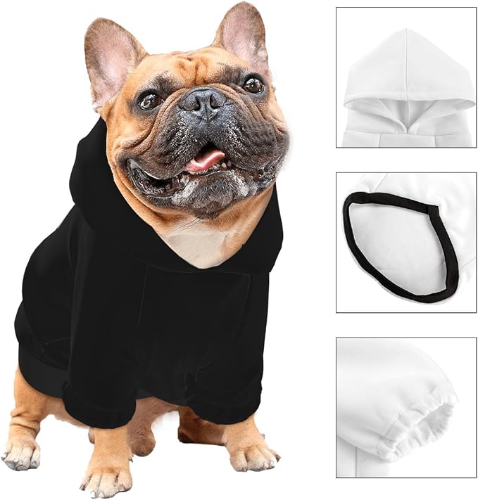 Custom Dog Hoodie Soft & Warm Design Your Own Personalized Photo Text Logo Name - Image 5